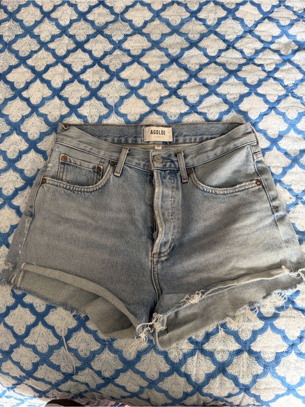 Agolde denim shorts